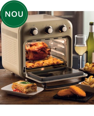 Friteuza cu aer cald, bej, 16 L, Air Fryer Oven, Vintage - ARIETE